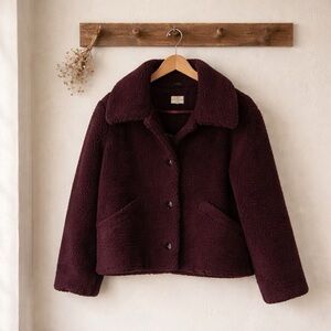 Fat Face Deep Burgundy Jacket - 12